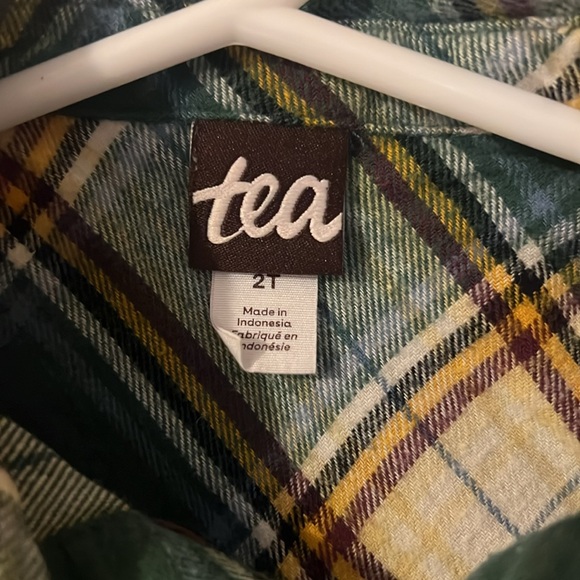 Tea Collection Flannel Button-Up - Picture 2 of 6
